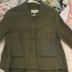 Military green jacket